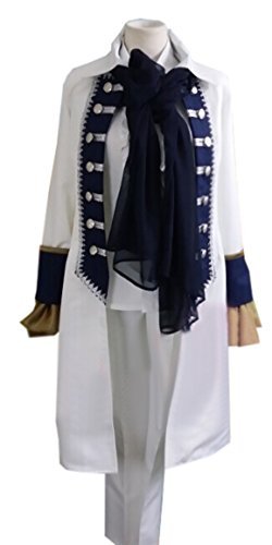 Dreamcosplay Anime Hetalia: Axis Powers France White Male Uniform Costume - Perfect for Cosplay Events, Conventions & Anime Themed Parties