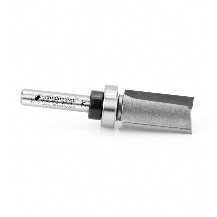 Amana 45462 Plunge Router Bit with Ball Bearing Top - Perfect for Woodworking, Cabinetry, and DIY Projects