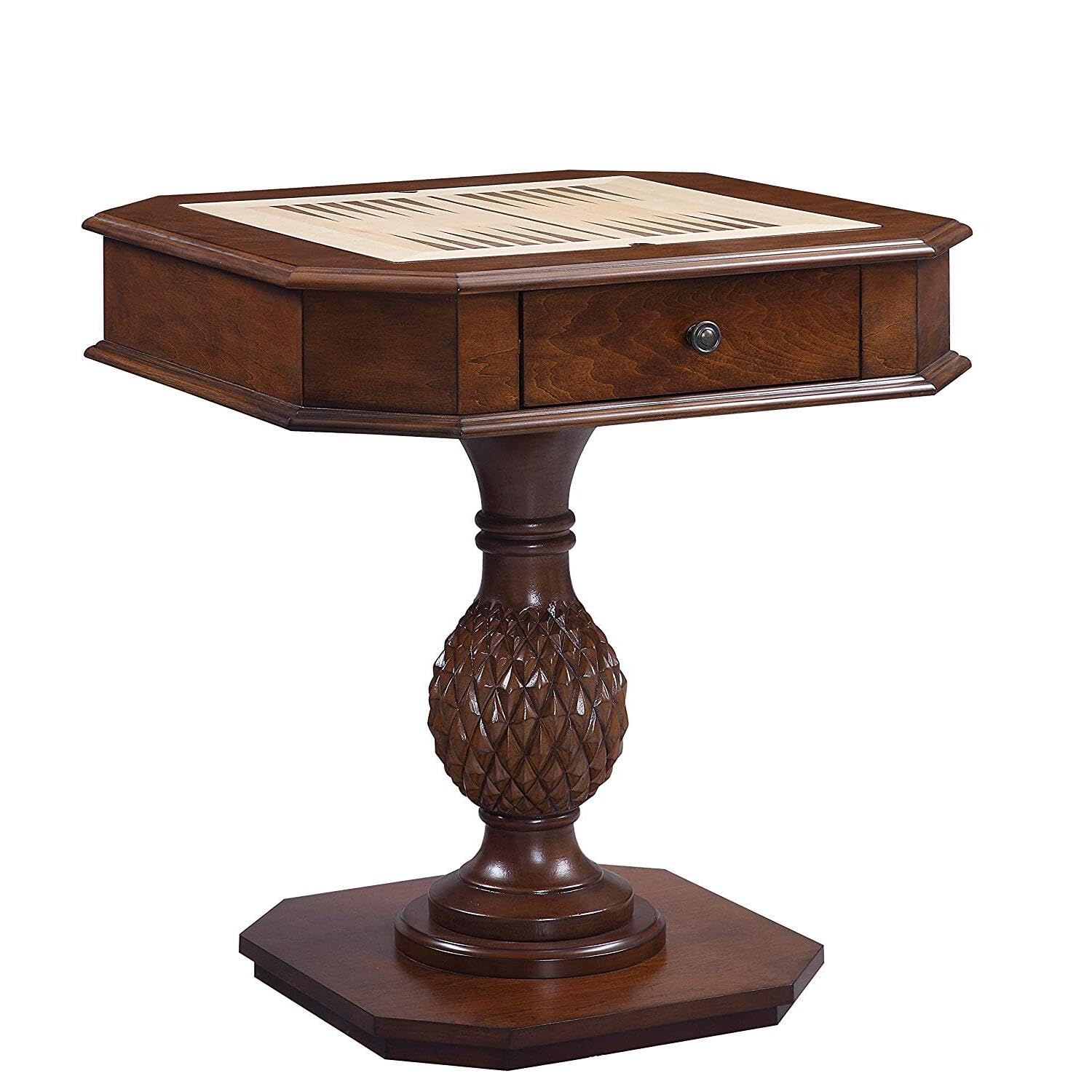 Premium Urban Upmarket Game Table - Solid Cherry Wood - Perfect for Living Room, Game Room, or Man Cave Entertainment