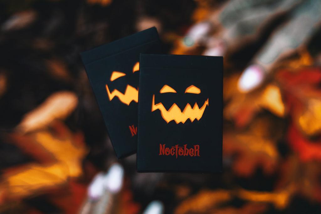 NOCtober Playing Cards - Premium Deck for Magic Tricks, Poker & Card Games | Perfect for Parties, Travel & Collectors