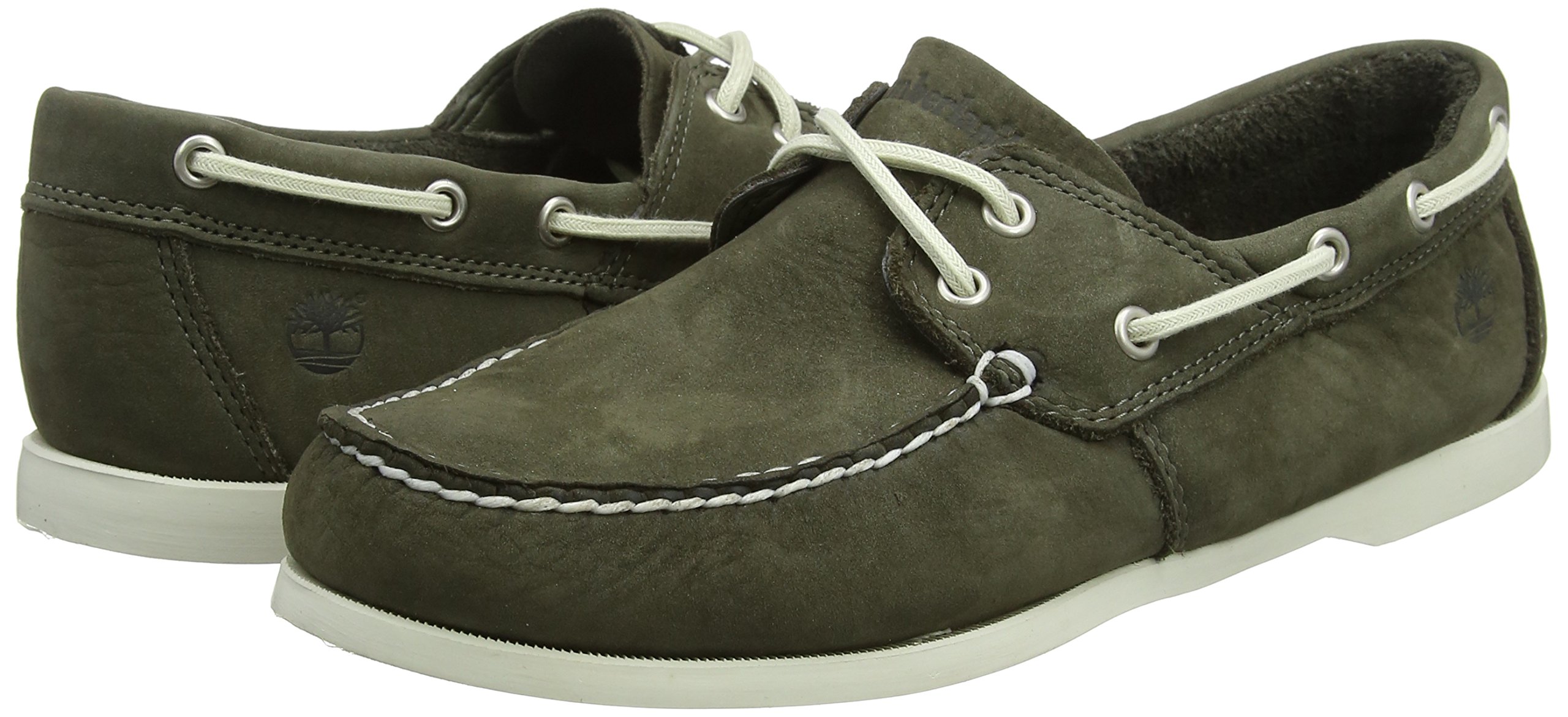 Timberland Men's Cedar Bay Boat Shoes - Comfortable & Durable Leather Deck Shoes for Casual Wear, Sailing & Outdoor Activities