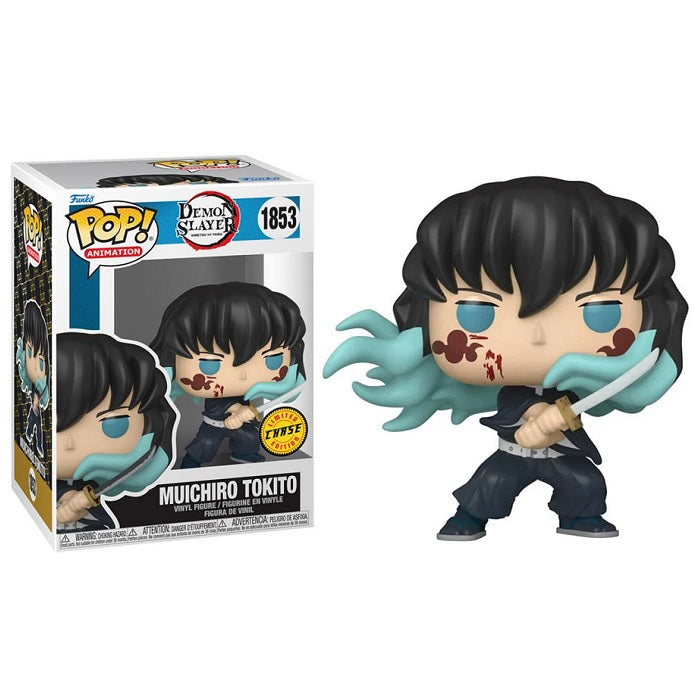 Demon Slayer Pop! Vinyl Figure - Muichiro Tokito Attack Chase Ver. 1853 | Anime Collectible for Fans, Home Display & Gift for Otaku