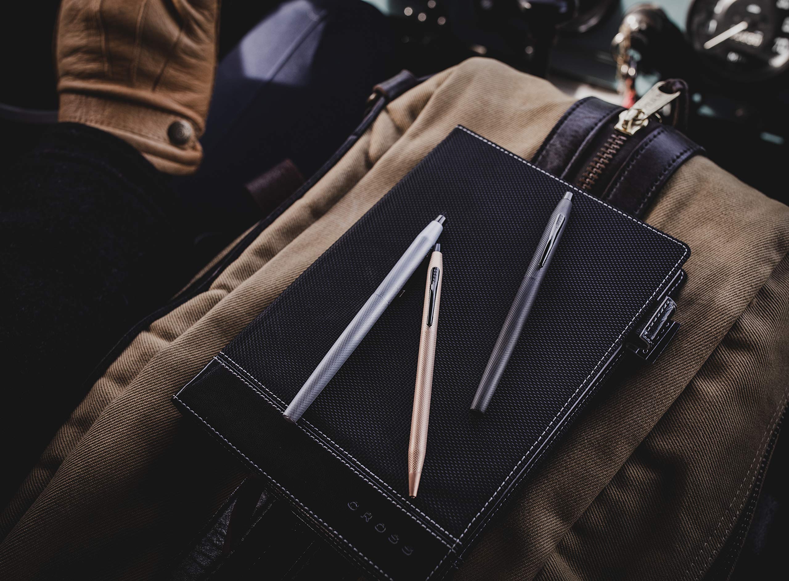 Cross Classic Century Refillable Fountain Pen with Medium Nib - Premium Brushed Chrome Finish, Includes Elegant Gift Box - Perfect for Business Signatures, Journaling & Luxury Gifts