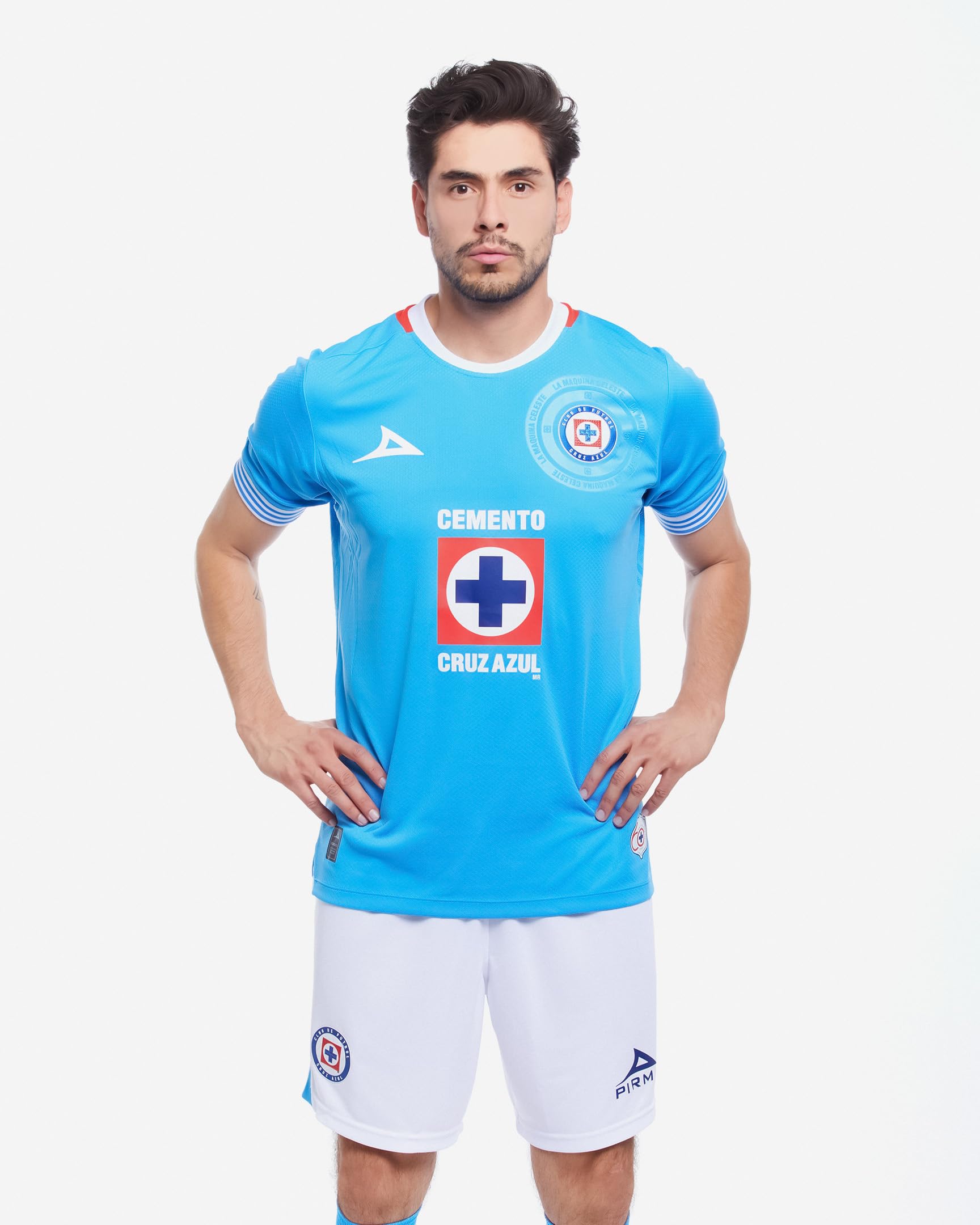 Official Cruz Azul 2024-2025 Home Soccer Jersey - Authentic Blue Football Shirt (Men's Small, US Sizing) - Perfect for Matchdays, Fan Events & Soccer Training