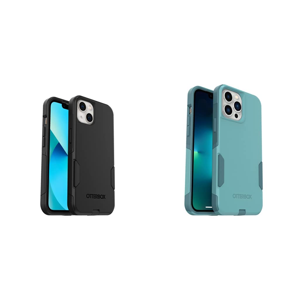 OtterBox Commuter Series Case for iPhone 13 - Black | Protective Phone Cover for iPhone 13 Pro Max & 12 Pro Max | Durable Shockproof Slim Design | Perfect for Everyday Use, Work & Outdoor Activities