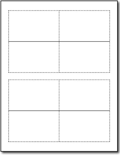 Printable Small White Place Cards - 200 Pack Tent Cards for Inkjet & Laser Printers - Perfect for Weddings, Parties & Table Settings