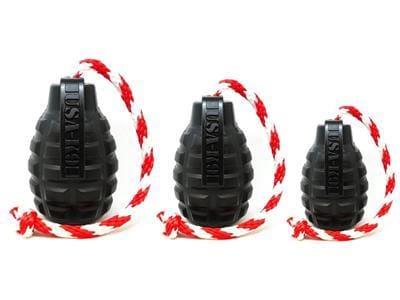 Grenade Ultra Durable Nylon Dog Chew Toy - Tough Chew Toy for Aggressive Chewers - Perfect for Large Dogs & Puppy Teething Relief