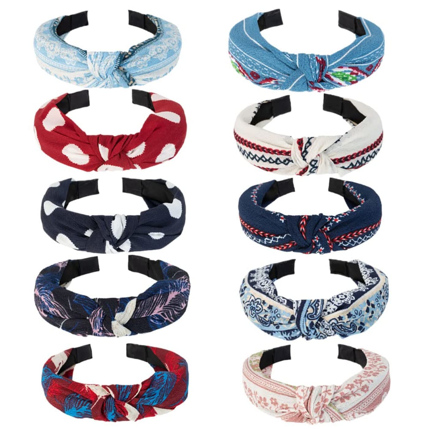 Boho Headbands for Women - Fashionable Alice Bands & Knot Hair Accessories for Women & Girls | Perfect for Work, Parties & Everyday Wear