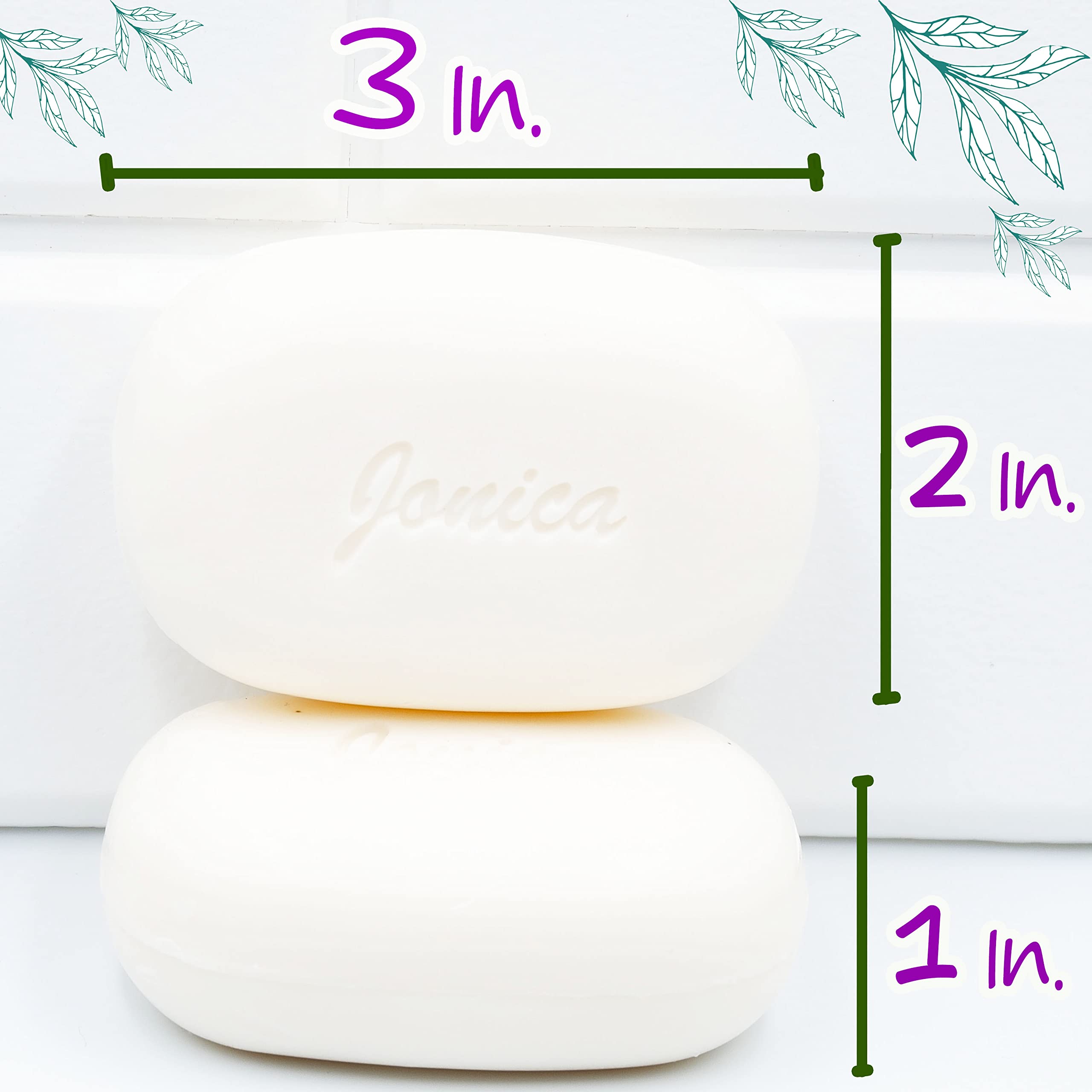 Gentle Goat Milk Soap for Sensitive Skin - Moisturizing, Nourishing & Hydrating Cleanser - 3.5oz (3-Pack) - Perfect for Daily Face & Body Wash, Baby Bath & Dry Skin Care