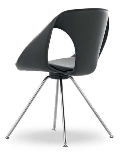 Tonon Up Chair Upholstered Shell (907.21) - Modern Upholstered Dining Chair for Home & Office - Perfect for Dining Rooms, Kitchens, and Conference Spaces