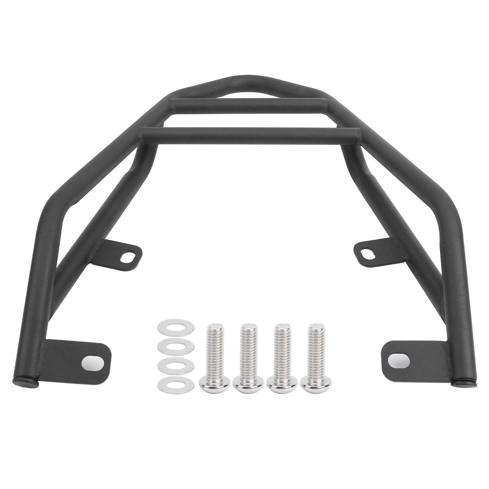 Heavy Duty Motorcycle Rear Fender Luggage Rack - Steel Pipe Bracket M516-B035-BLK Compatible with 400 SIXTY2 - Perfect for Touring, Commuting & Adventure Riding Accessories