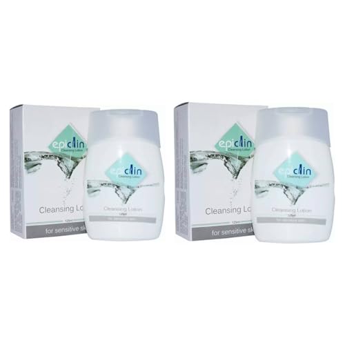 Epiclin Cleansing Lotion 125ml - 2 Pack | Gentle Facial Cleanser for All Skin Types | Perfect for Daily Skincare Routine & Travel