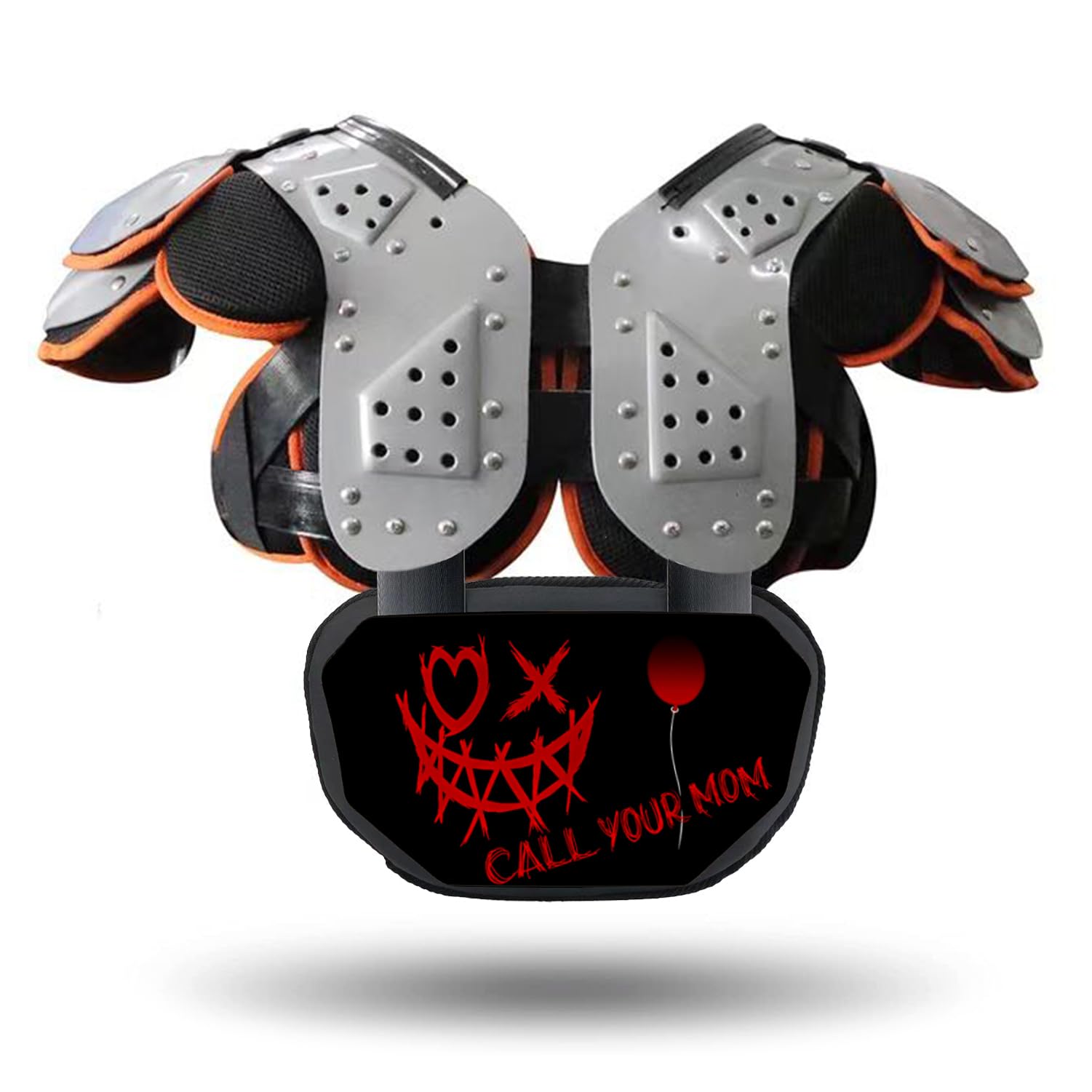 Football Back Plate - Durable Rear Protector for Shoulder Pads | Lower Back Support for Football Players | Safe & Stylish Design | Perfect for Training, Games & Tackle Protection