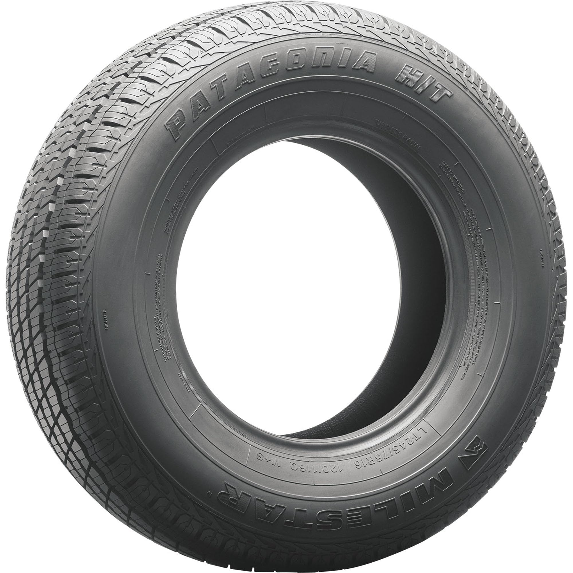 Milestar Patagonia H/T P225/65R17 100T SL BW All-Season Tire - Durable Traction for SUVs, Trucks & Crossovers in Highway, Off-Road & Wet Conditions