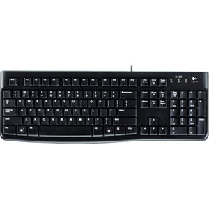 Logitech K120 Wired USB Keyboard - German Layout - Reliable & Quiet Typing for Office, Home & Gaming Use