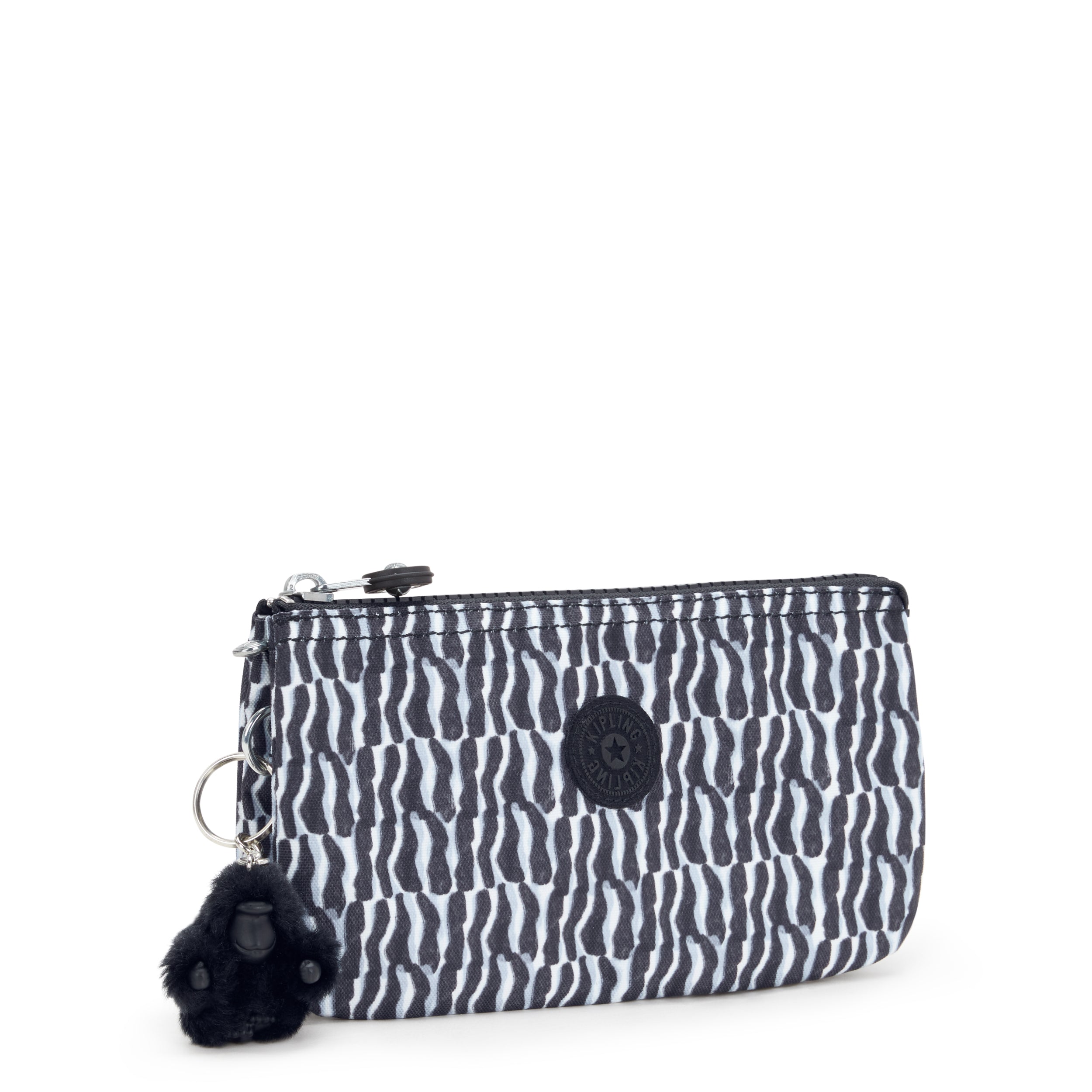 Kipling Creativity Large Printed Pouch - Stylish Travel Organizer for Makeup, Toiletries & Accessories | Perfect for Holidays, Beach Trips & Daily Use | Holiday Waves Design