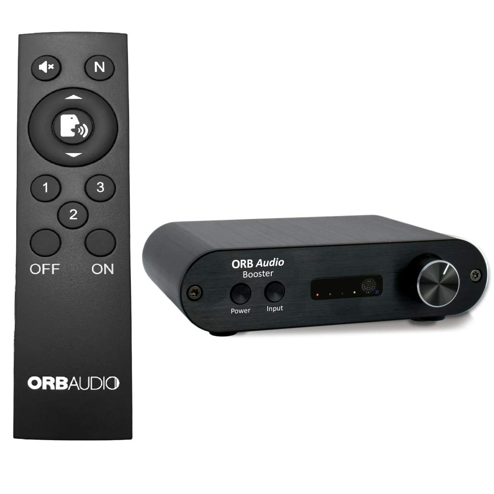 Updated Mini Booster Amplifier for TV & Stereo Speakers - 50W Power, Optical/Subwoofer Output, Remote Control, Voice Assist, Dual Analog Inputs & USB Port | Perfect for Home Theater, Gaming & Music Systems