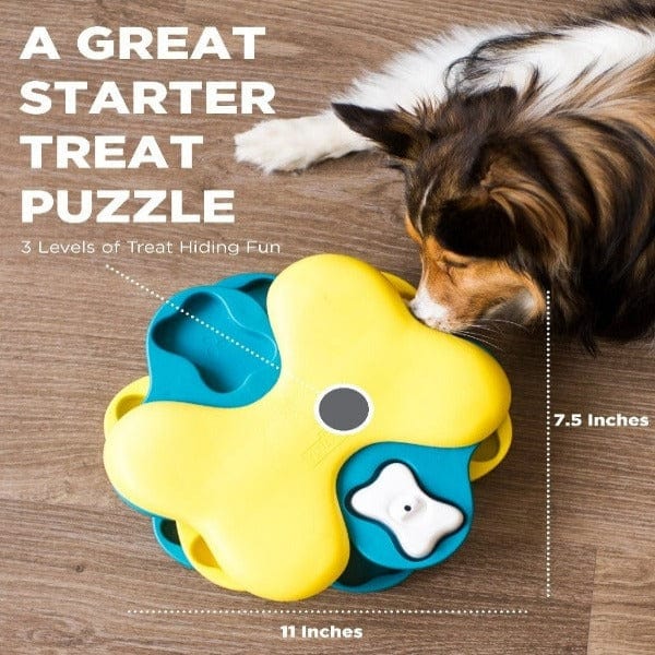 Outward Hound Dog Tornato Treat Dispensing Toy - Interactive Puzzle Feeder for Dogs - Slow Eating & Mental Stimulation - Perfect for Training, Boredom Relief & Indoor Playtime
