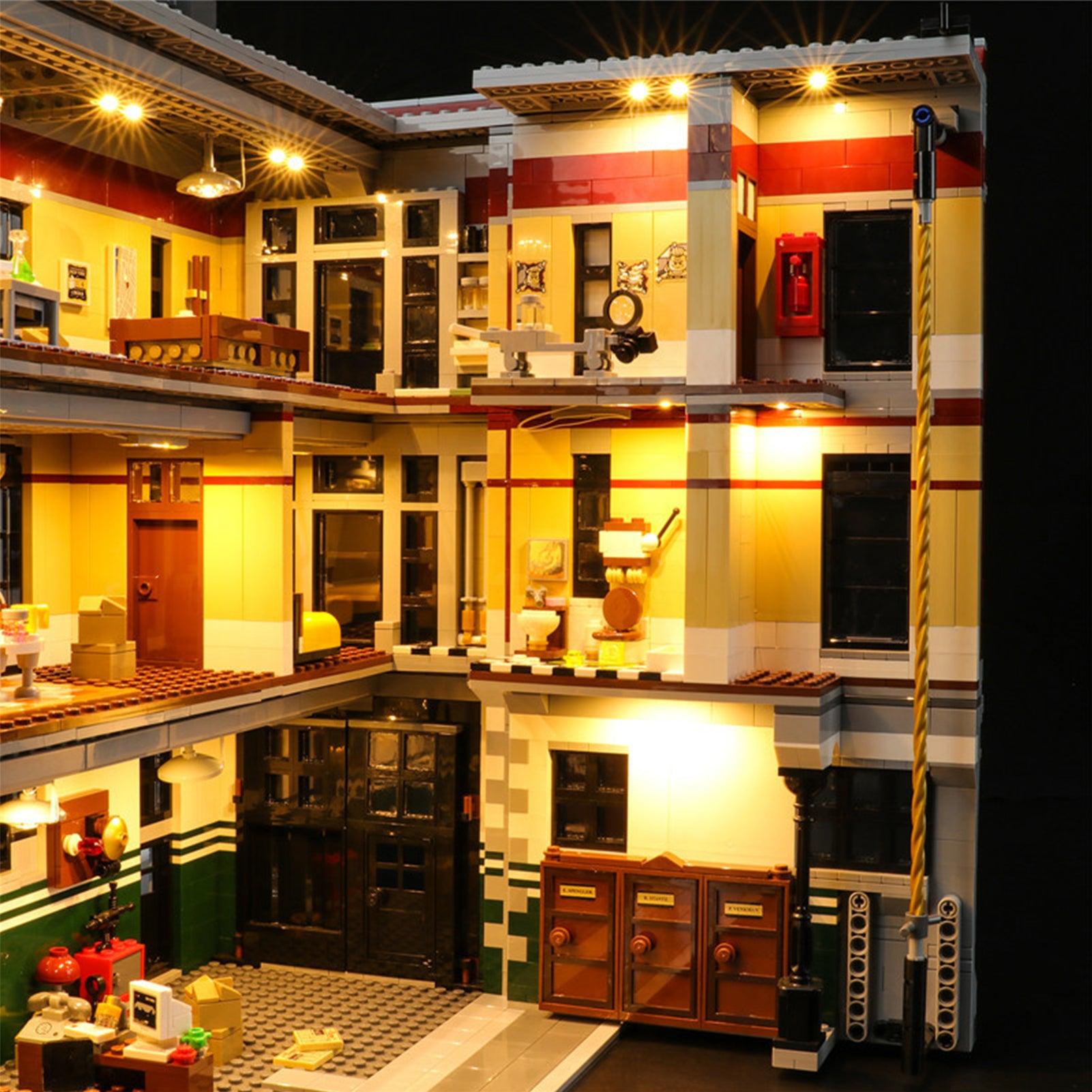 Best Light Kit for LEGO Ghostbusters Firehouse Headquarters 75827 - DIY Lighting Set for Enhanced Display & Nighttime Illumination
