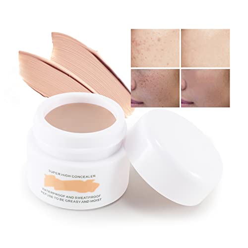 Boobeen Waterproof Full Coverage Tattoo Concealer Cream - Natural Beige Makeup for Tattoo Cover Up | Long-Lasting Skin Concealer for Everyday Wear, Special Events & Professional Use