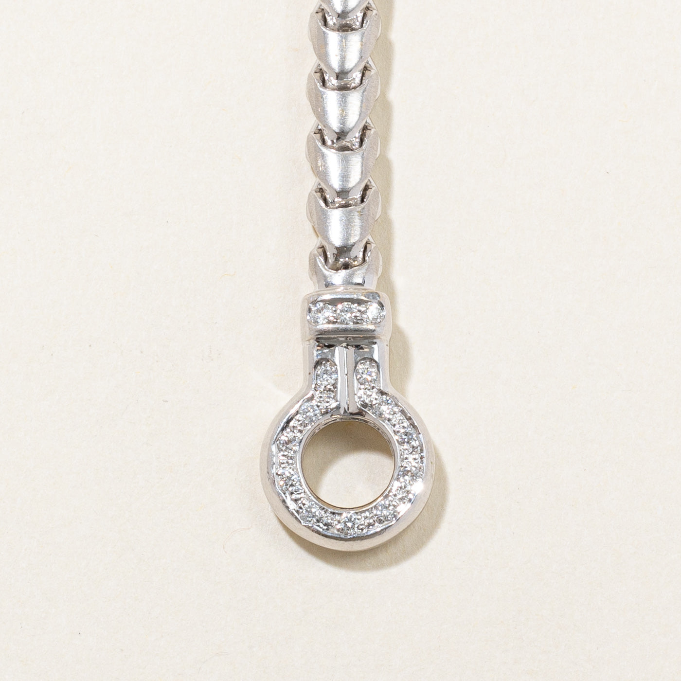 Diamond Buckle Closure Bracelet - 0.20ctw Genuine Diamond Jewelry for Women | 7 Inch Adjustable Wristband | Perfect for Weddings, Anniversaries & Special Occasions