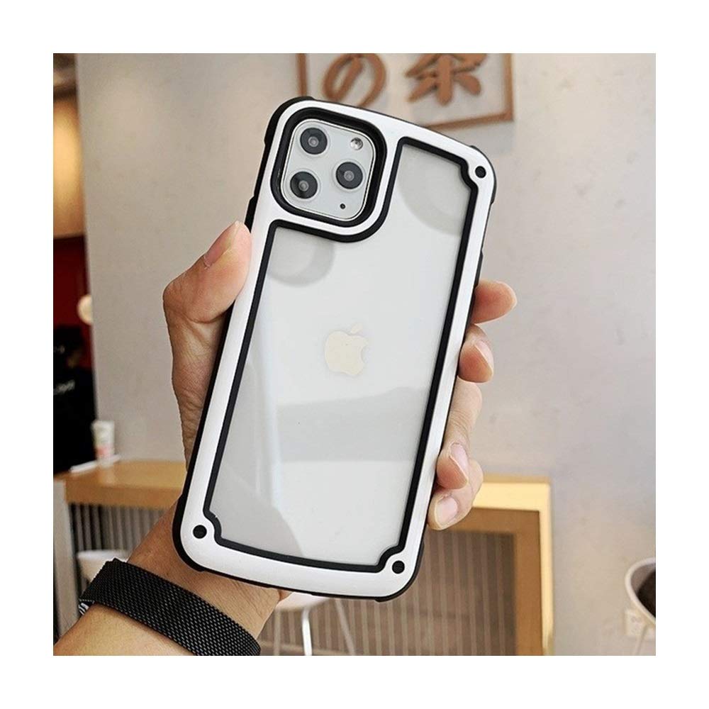 Shockproof iPhone 11 Case with Kickstand - Military Grade Drop Protection, Anti-Scratch Cover for iPhone 7/8/11 (White) | Perfect for Outdoor Activities, Travel & Daily Use