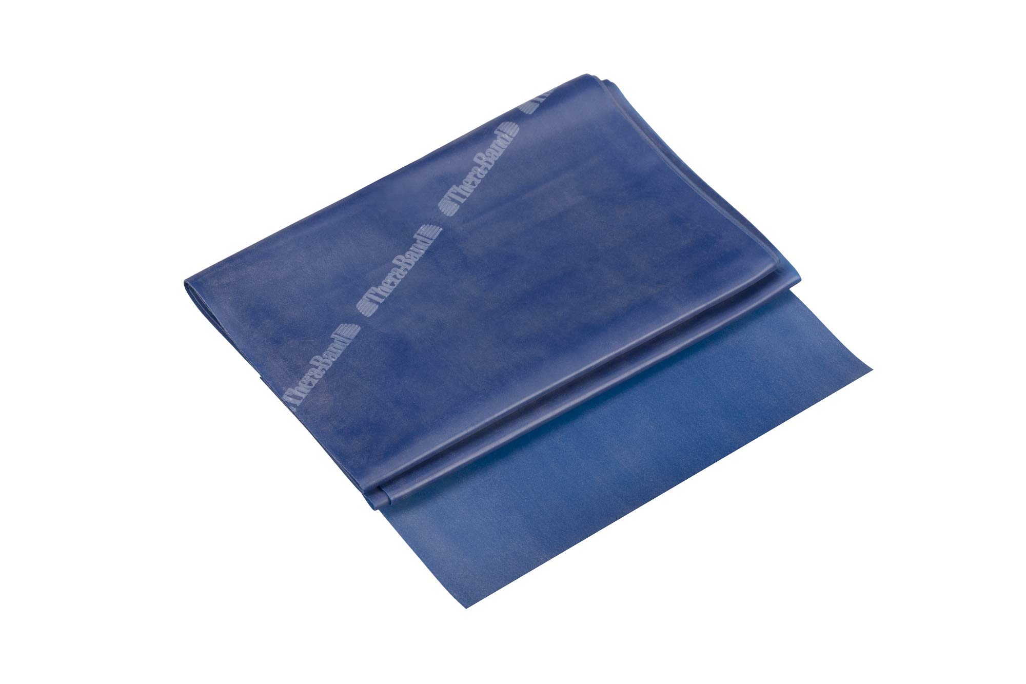THERABAND Professional Latex Resistance Bands - 5 Foot Extra Heavy Blue Exercise Bands for Physical Therapy, Home Workouts & Gym Training | Level 2 Intermediate Resistance | Portable Rehab & Fitness Equipment for Strength Training, Muscle Recovery & Physical Therapy