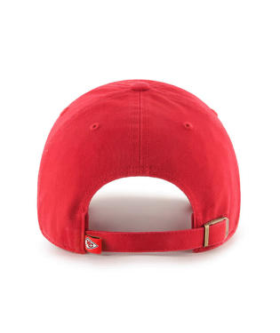 47 Brand Kansas City Chiefs Cleanup Adjustable Baseball Cap - Red | Officially Licensed NFL Hat for Men & Women | Perfect for Game Day, Tailgating & Sports Fan Gifts