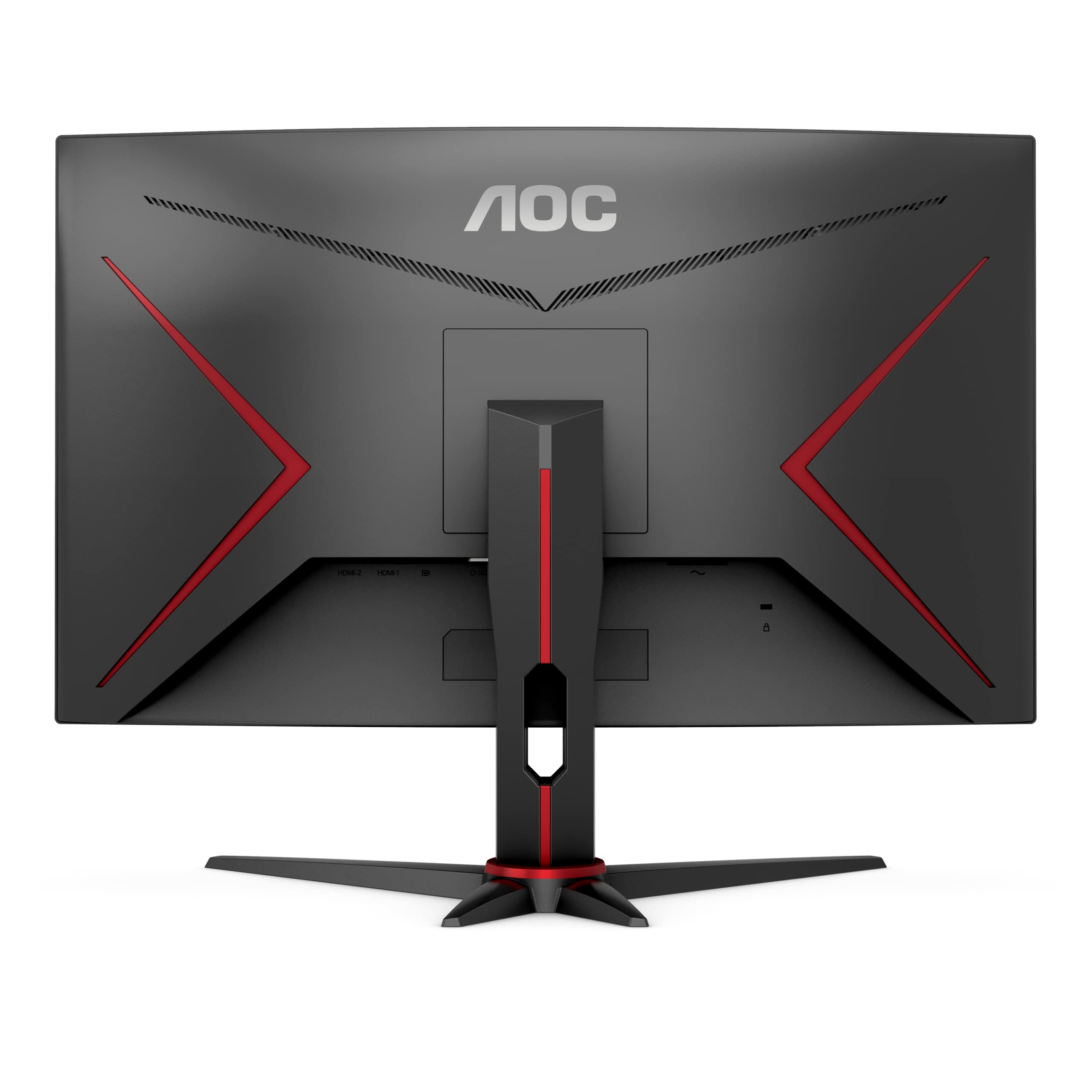 AOC 27 Inch Curved Gaming Monitor - Full HD 1080p, 240Hz Refresh Rate, 0.5ms Response Time, AMD FreeSync Premium, HDMI & DisplayPort (Black/Red) - Perfect for Esports, FPS Games & Immersive PC Gaming Experience