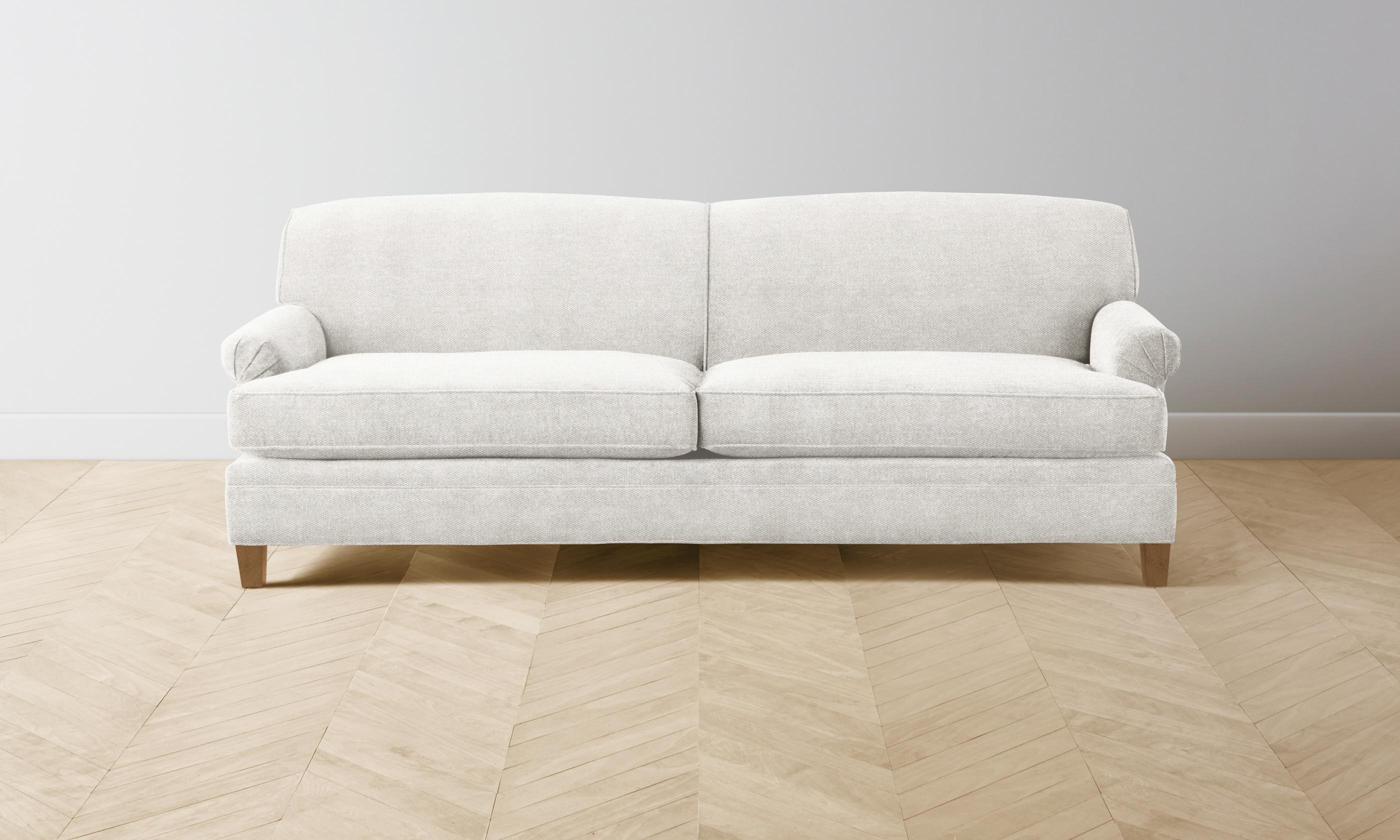 Carmine Sofa - Premium Performance Woven Chenille Fabric Upholstered Couch for Living Room, Lounge & Home Decor | Comfortable Modern Sectional Sofa for Family Gatherings & Relaxation