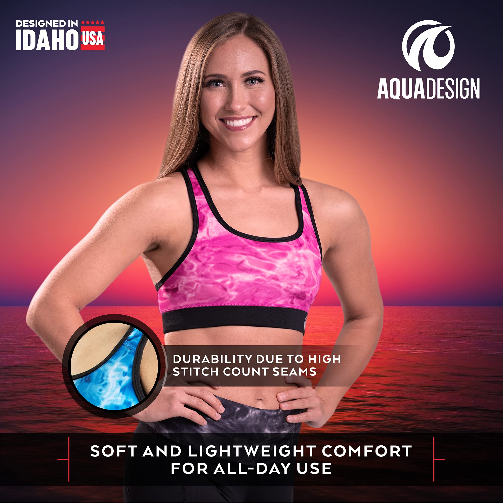 Best Women's Sports Bras - High Support Workout Racerback Top for Running, Yoga & Gym | Breathable & Comfortable Activewear for Fitness & Training