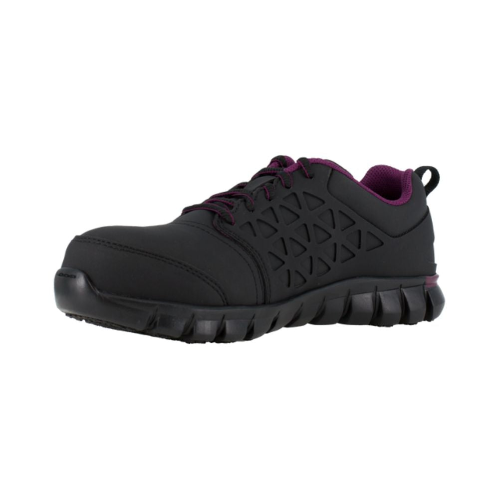 Reebok Sublite Cushion SD Women's Composite Toe Safety Work Shoes - Lightweight & Comfortable for Running, Walking & Construction Sites - OSHA Approved IB492