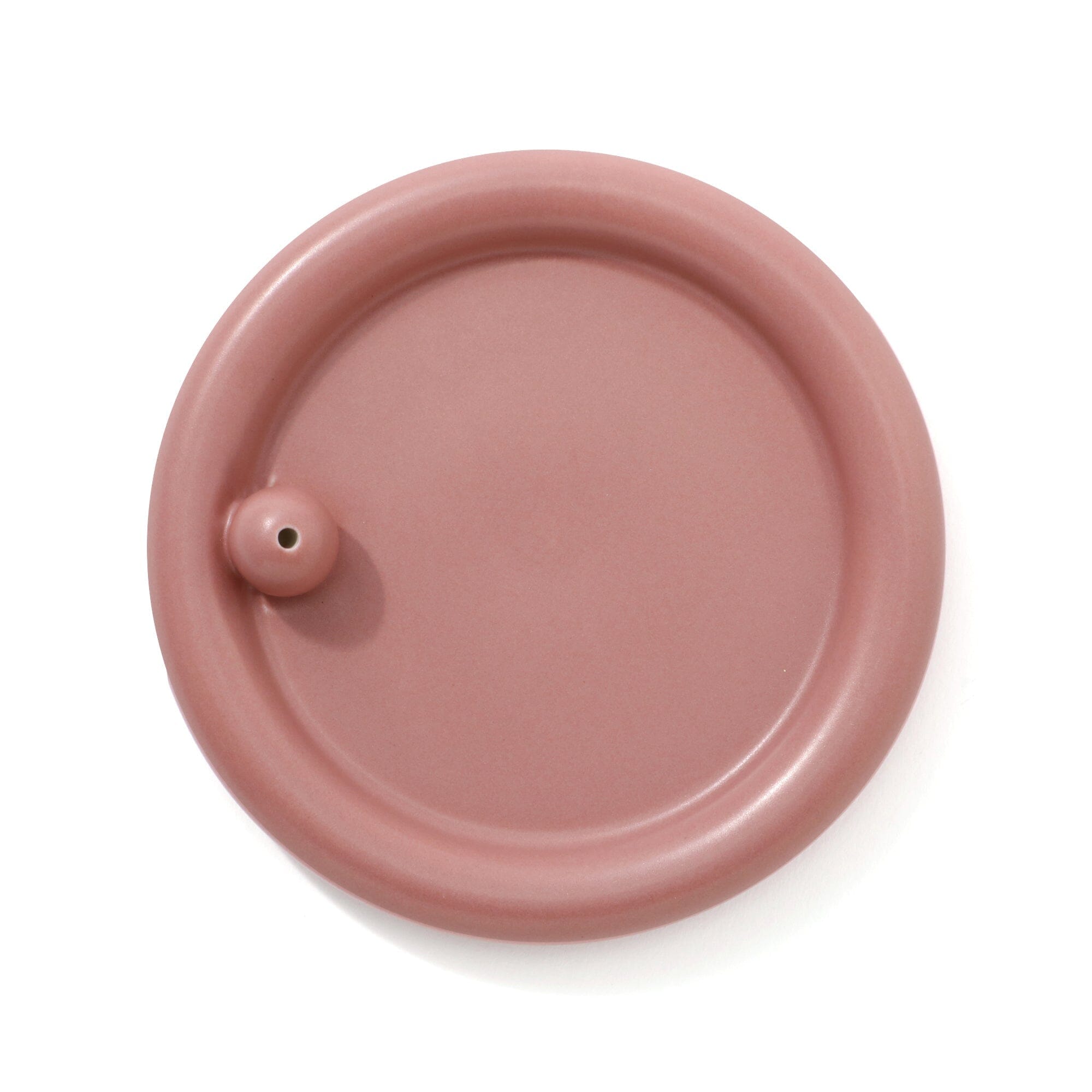 Elegant Pink Tea Incense Holder - Ceramic Aromatherapy Burner for Relaxation & Meditation | Perfect for Home, Office, Yoga & Spa Decor