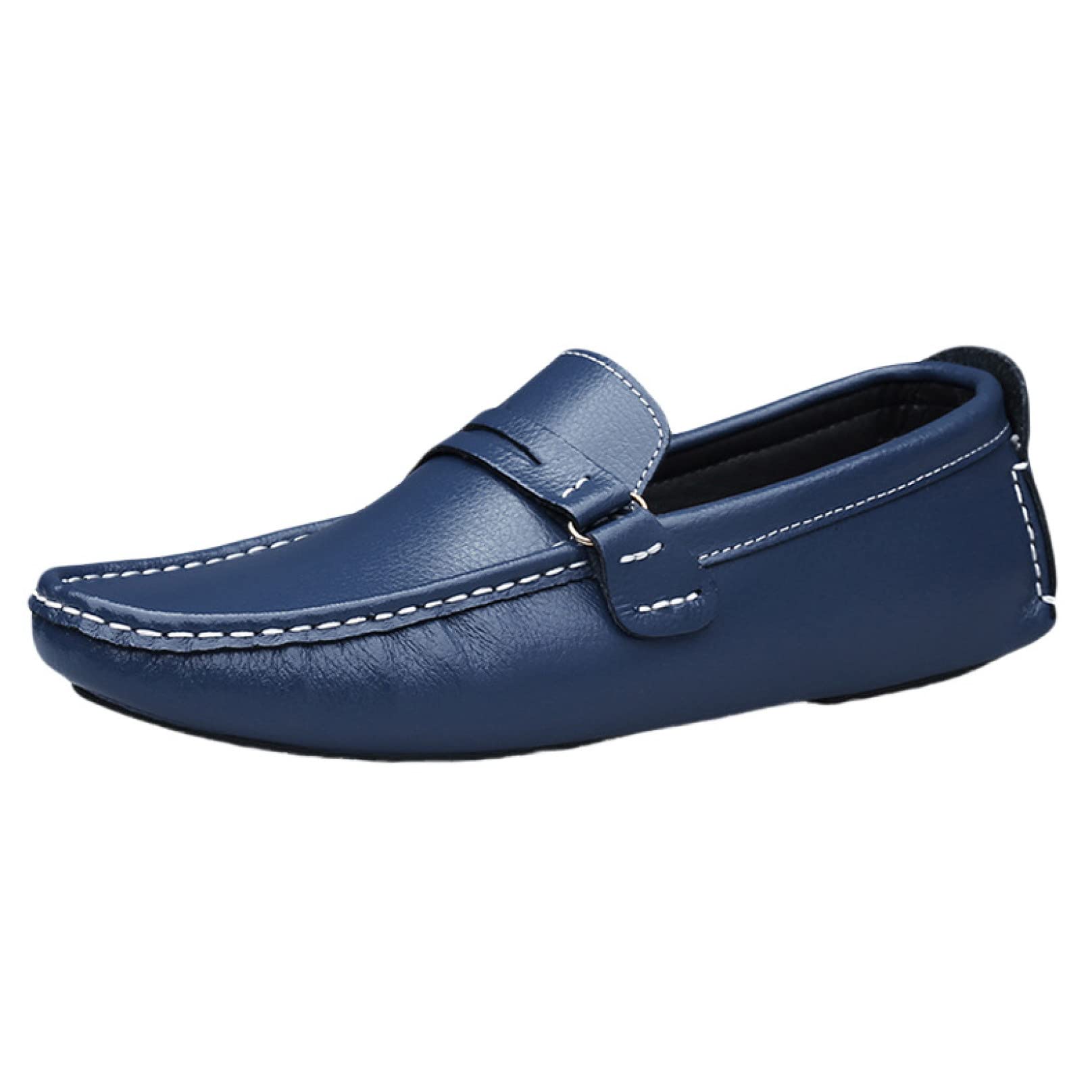 HOXEKLE Men's Penny Loafers - Comfortable PU Leather Driving Shoes, Slip-On Moccasins for Men | Casual & Fashionable Flats | Perfect for Office, Dating & Daily Wear
