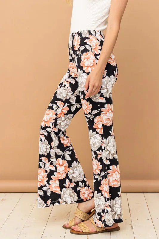 Wrinkle-Free Stretch Bell Bottom Flare Pants for Women - Comfortable High Waist Wide Leg Trousers for Casual & Office Wear
