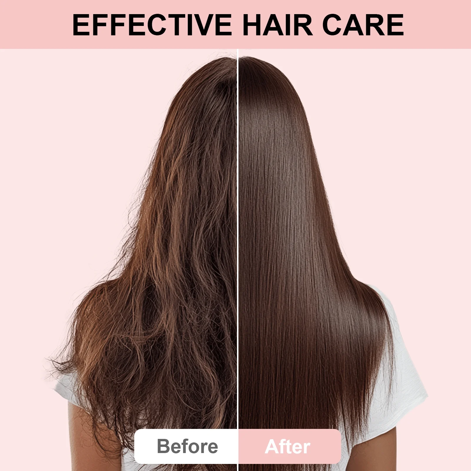 Wetene Wireless Hair Straightening Comb - USB Rechargeable Electric Styling Brush for Smooth & Silky Hair | Portable Curling Iron for Travel, Home & Salon Use