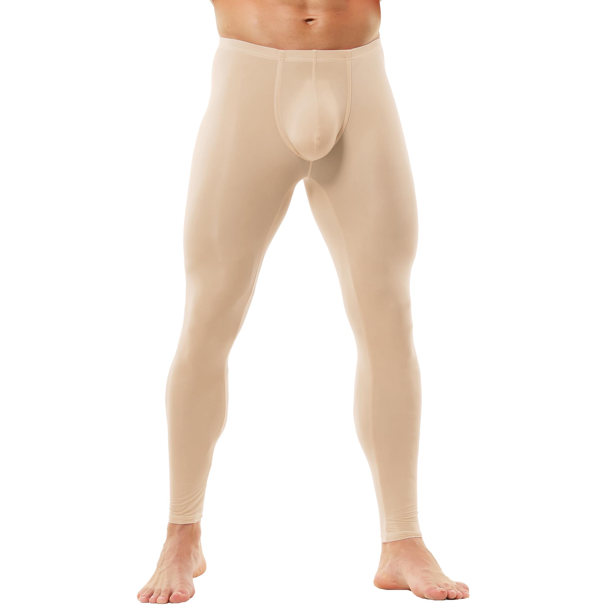 Men's Compression Long Pants - Skinny Sports Trousers for Workout, Fitness & Gym - Moisture Wicking Leggings for Running, Cycling & Training