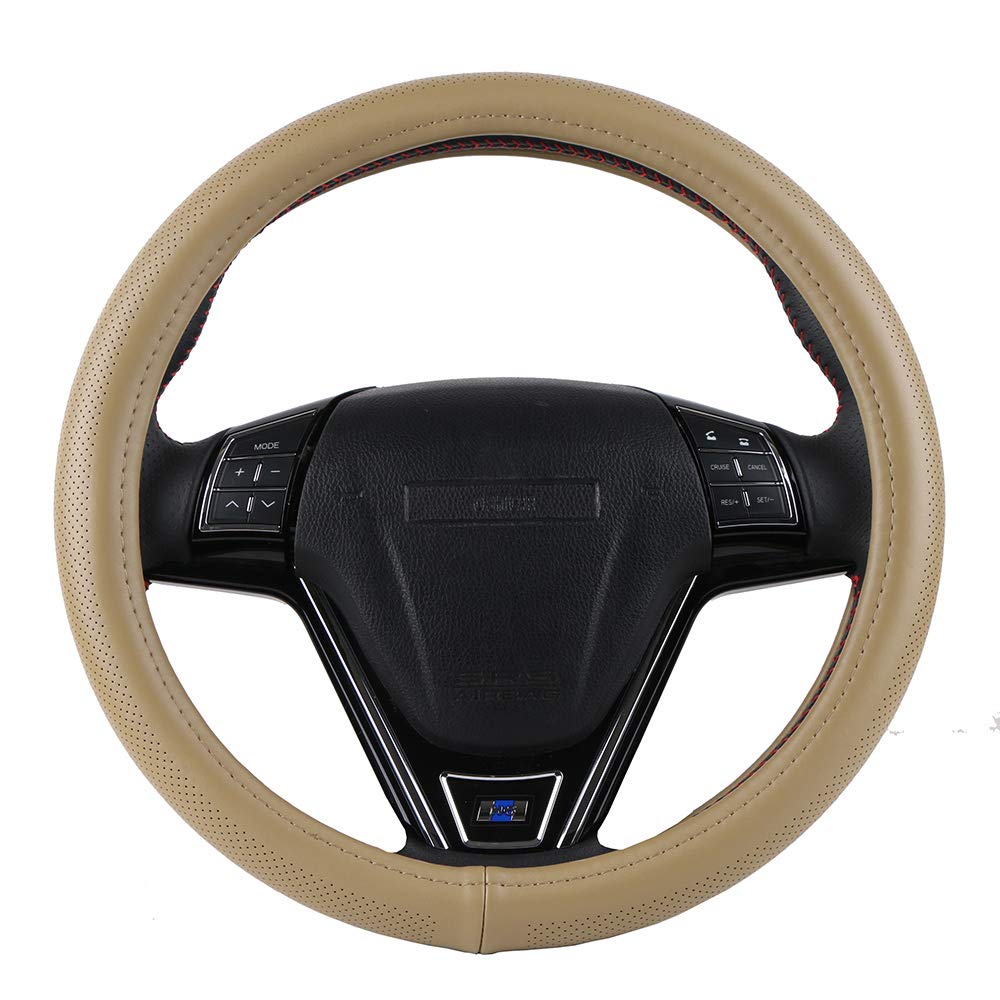 Genuine Leather Steering Wheel Cover 15