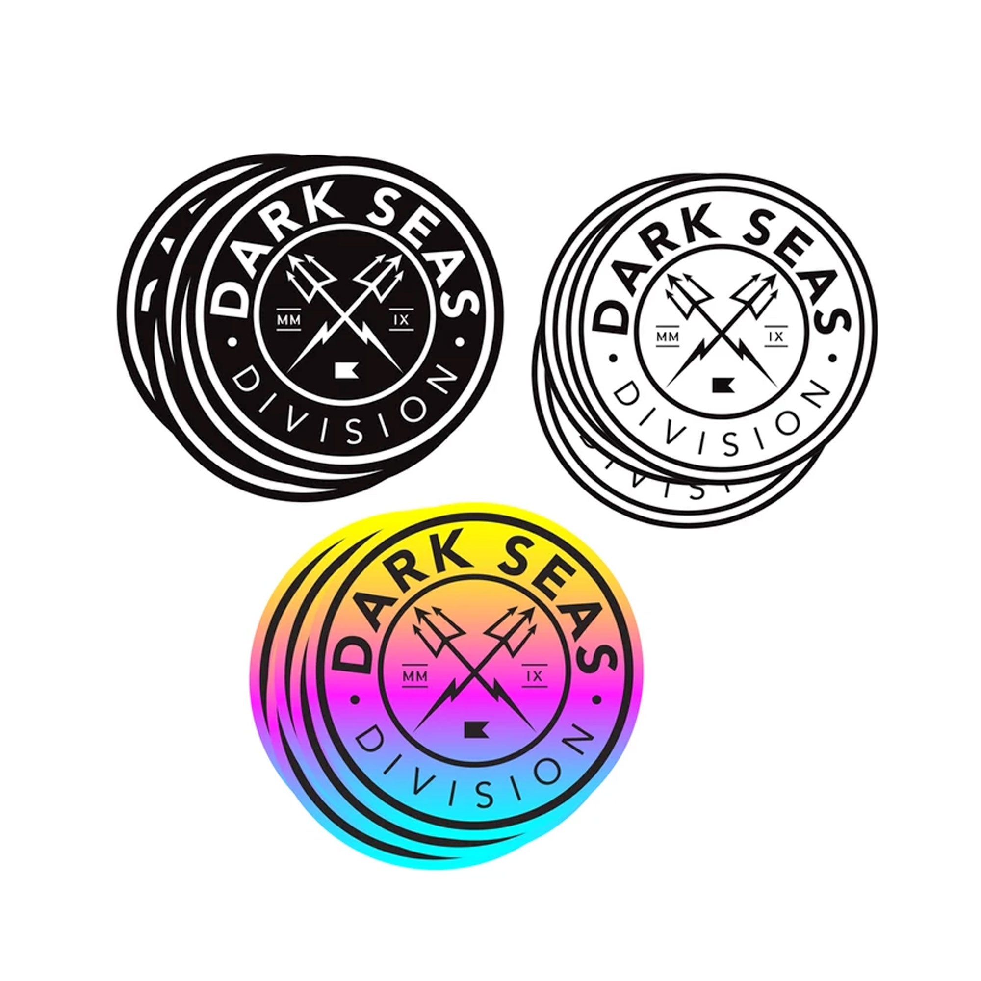 Dark Seas Navigator Sticker Pack - Waterproof Vinyl Decals for Laptops, Cars & Water Bottles - Perfect for Travelers & Adventure Enthusiasts