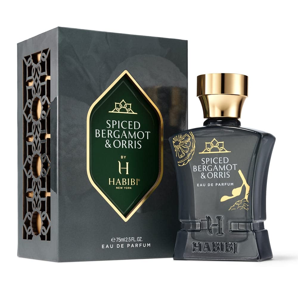 Premium Spiced Bergamot & Orris Arabian Cologne for Men - Long Lasting Eau De Parfum (2.5 Oz) with Sweet & Spicy Notes of Sage & Oud - Perfect for Date Nights, Special Occasions & Daily Wear
