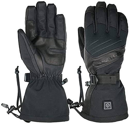 Rechargeable Heated Gloves for Men & Women - 3-Temperature Electric Hand Warmers, Waterproof Windproof Winter Gloves with Touchscreen for Skiing, Hiking & Outdoor Activities