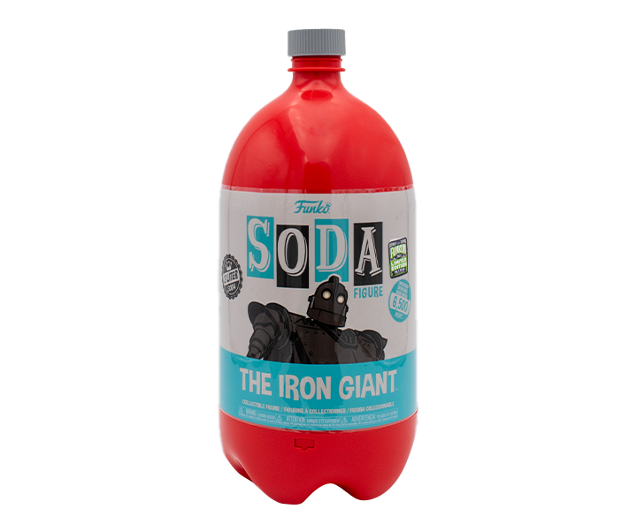 Funko Soda The Iron Giant 3 Liter Opened - 2022 Funkon HQ Exclusive Collectible Soda Can - Perfect for Movie Fans & Pop Culture Collectors