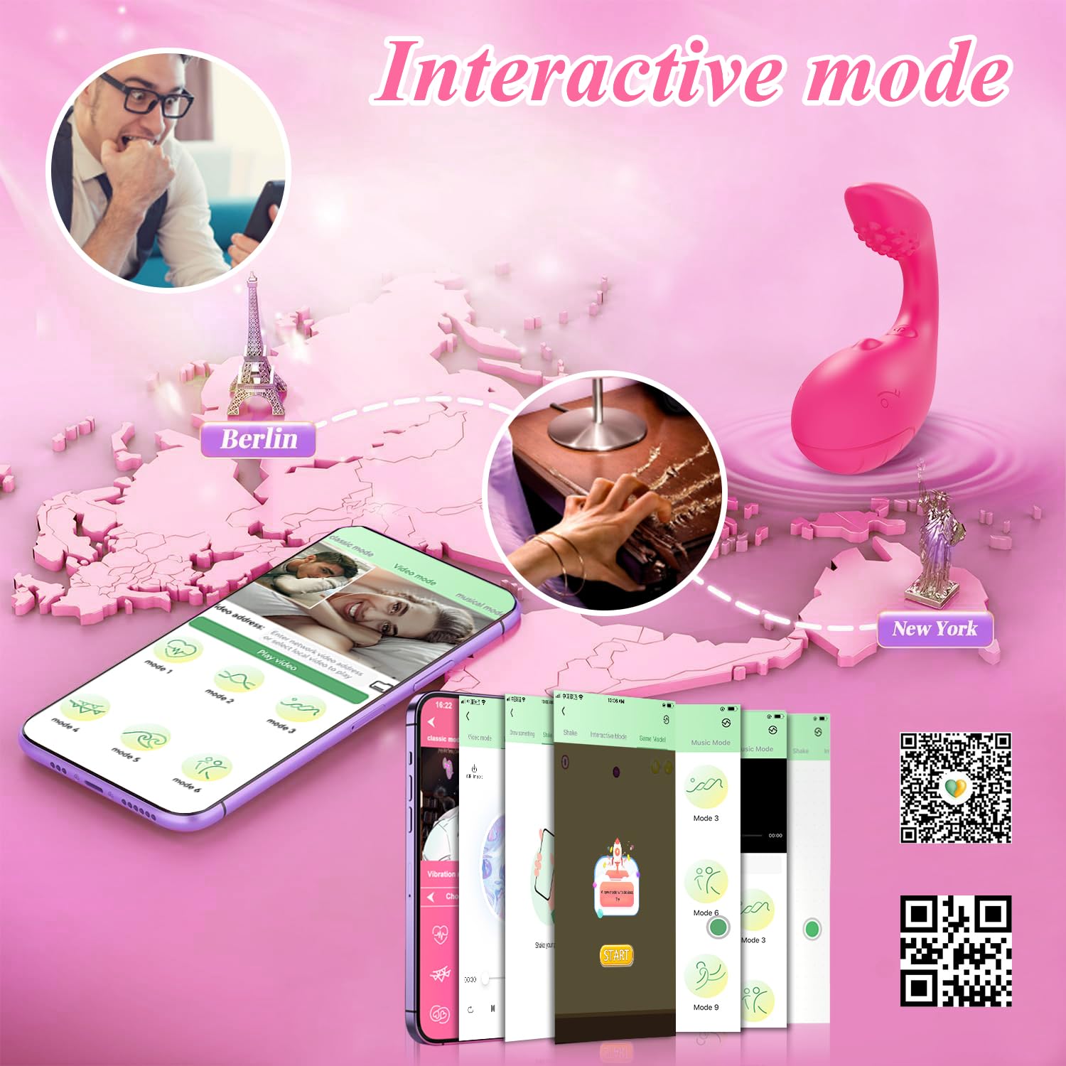 Wireless Remote Control Egg Vibrator for Women - APP Controlled Rechargeable G-Spot & Clitoral Stimulator with 9 Vibration Modes, Powerful Quiet Adult Toy for Couples Play & Solo Pleasure | Perfect for Long Distance Relationships & Discreet Use at Home