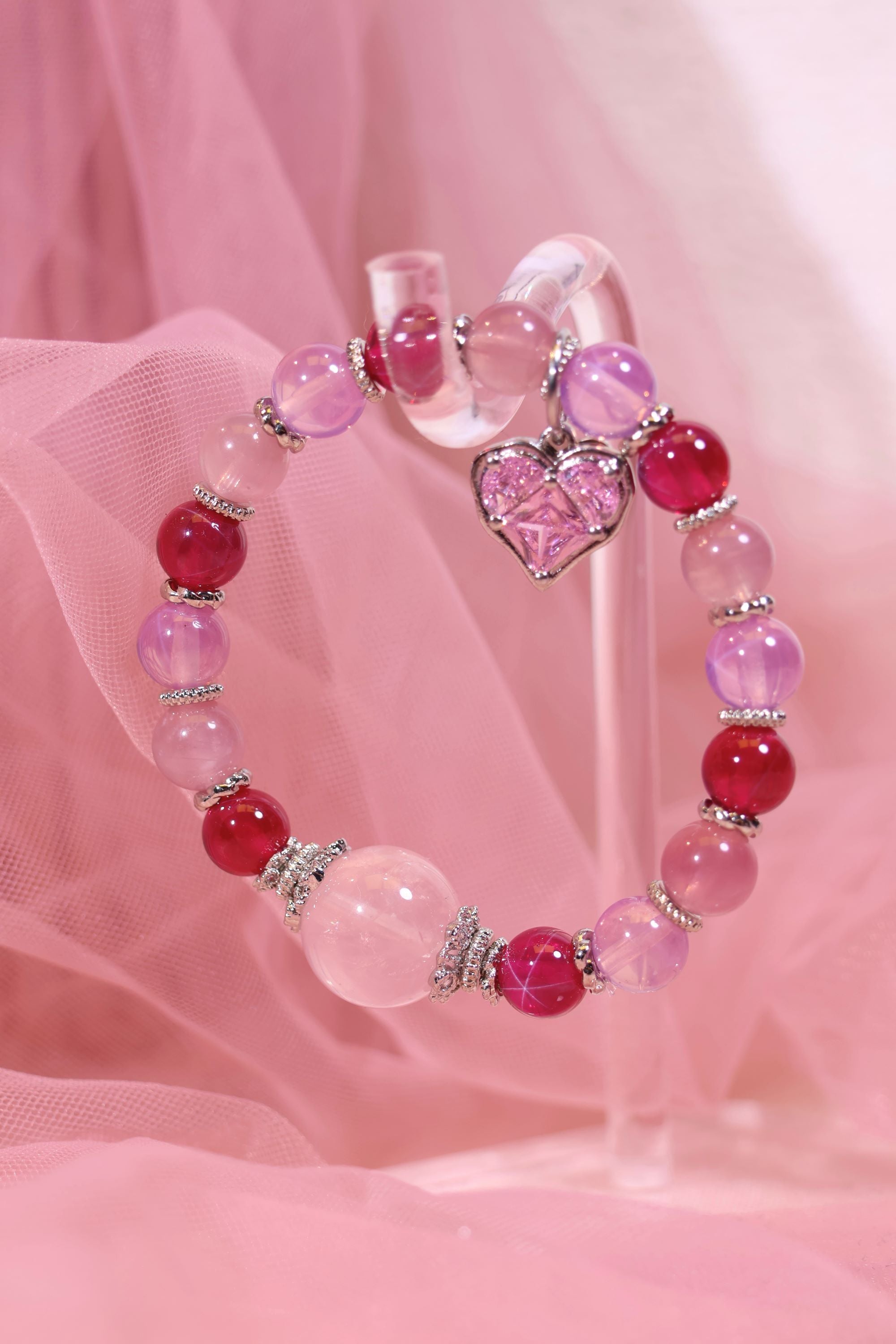 Royal Elements Fire Barbie Charm Bracelet for Women - Elegant Fashion Jewelry Gift for Parties, Date Nights & Special Occasions