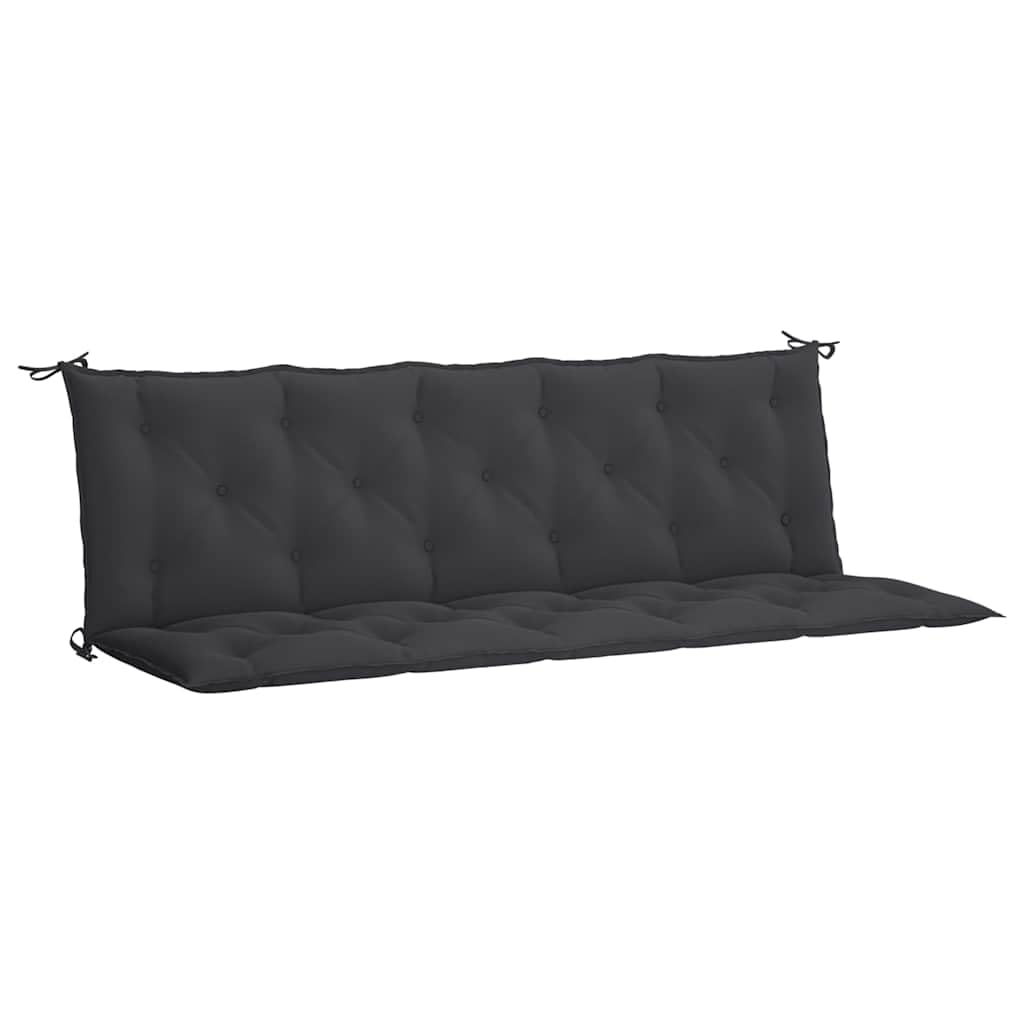 vidaXL 2-Piece Indoor Outdoor Bench Cushions - Non-Slip Water-Resistant Breathable Oxford Fabric (70.9