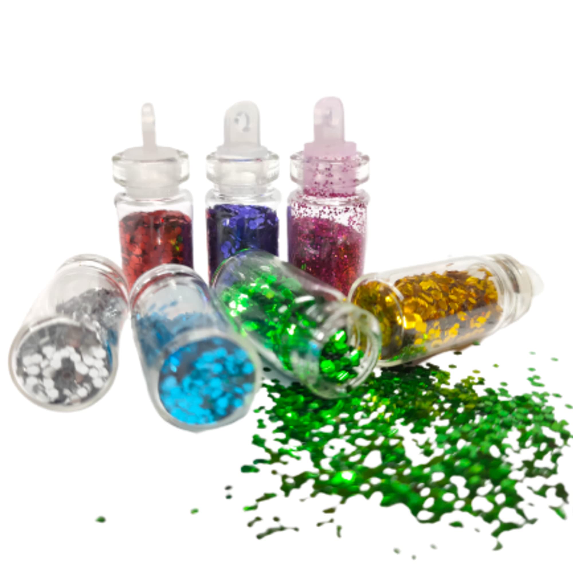 3D Glitter Powder Nail Art Charms Kit - 48 Bottles Set for French Nails, Acrylic Nail Decoration | DIY Nail Art Tools Gift Box for Girls | Perfect for Home Manicures, Salon Nail Design & Party Nail Art