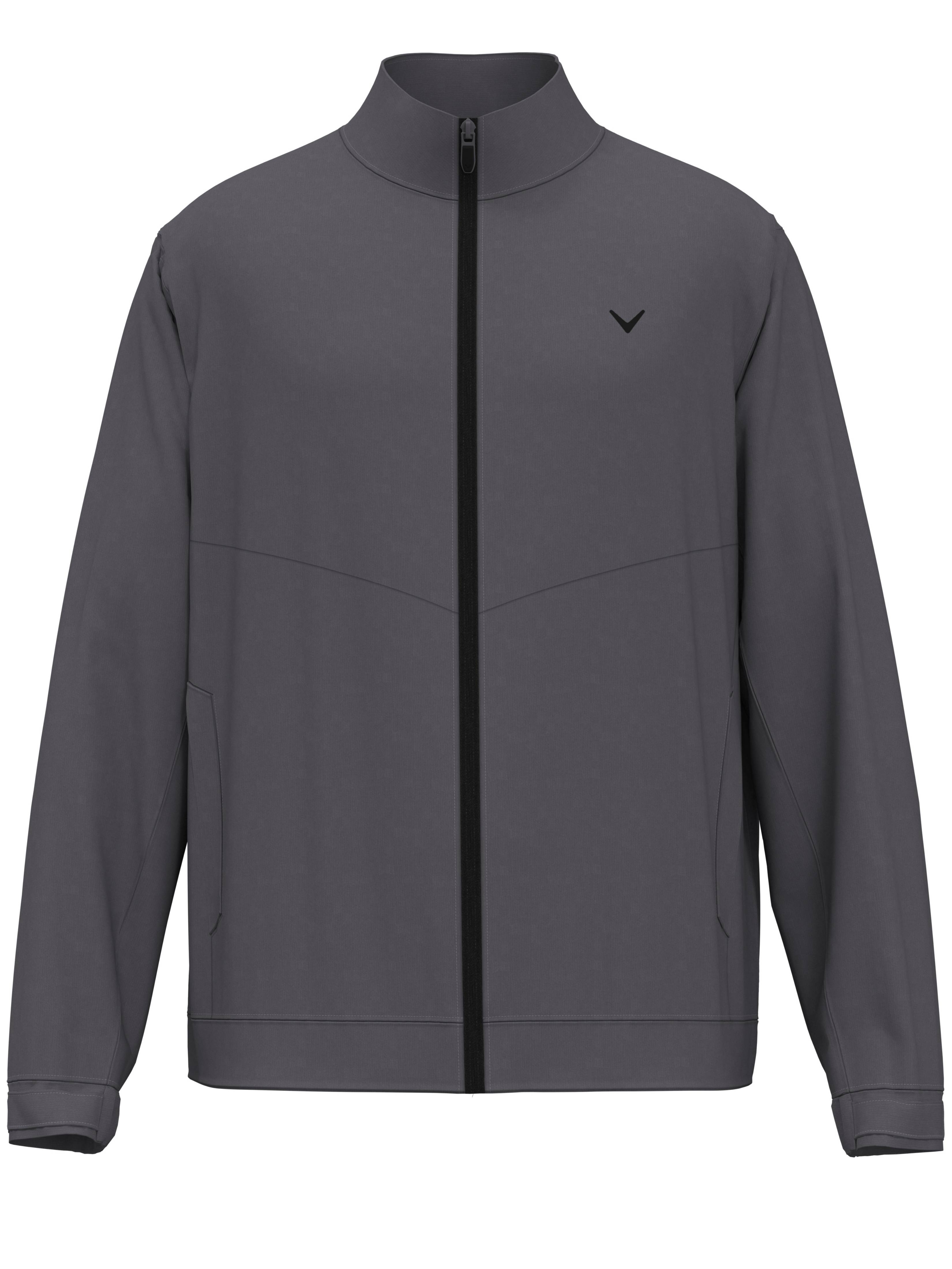 Men's Lightweight Waterproof Full Zip Golf Jacket - Windproof & Breathable for Outdoor Sports & Casual Wear