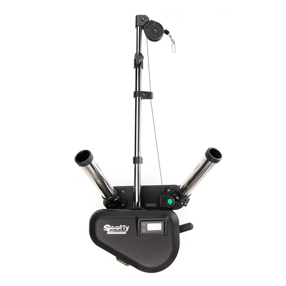 Scotty #2116 High Performance Electric Downrigger - Black | Heavy Duty Fishing Downrigger for Deep Sea & Lake Trolling | Saltwater & Freshwater Use