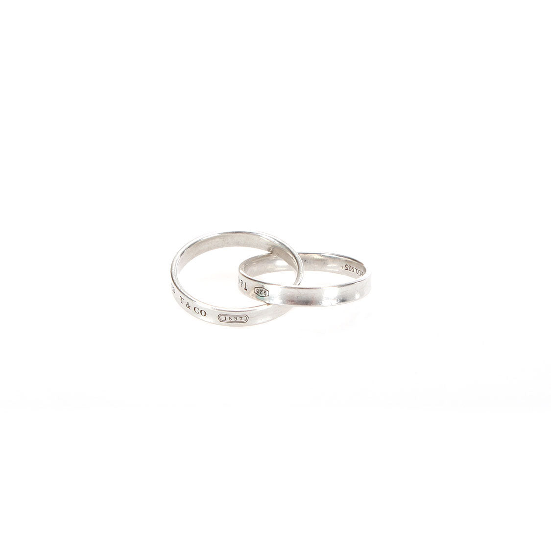 1837 Interlocking Circles Ring - Sterling Silver Stackable Band for Women, Minimalist Dainty Jewelry Gift for Her - Perfect for Everyday Wear, Anniversaries & Special Occasions