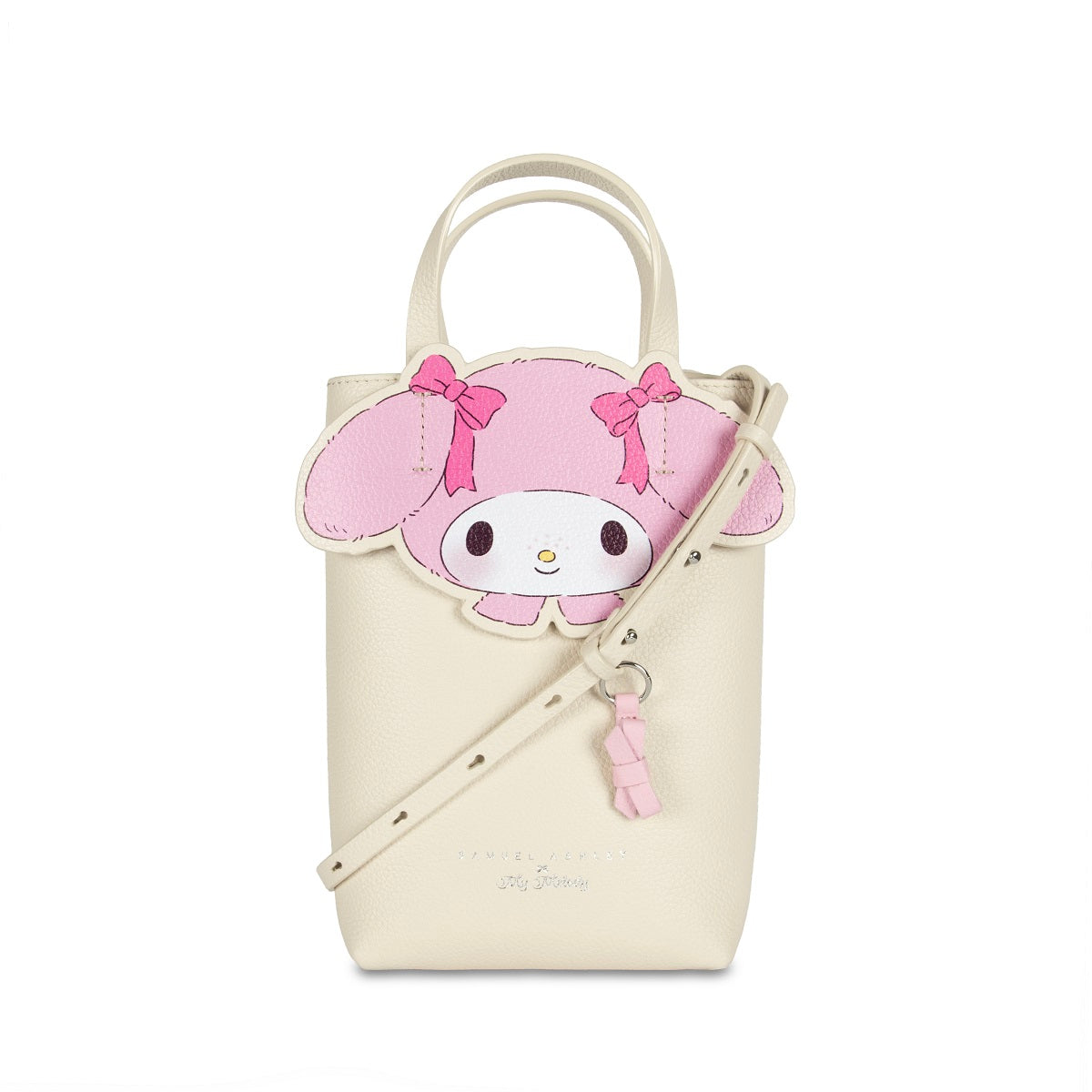 Samuel Ashley x Sanrio Characters Genuine Leather Phone Pouch - Cute Kawaii Wallet Case for iPhone & Android - Perfect for Travel, Work & Everyday Use